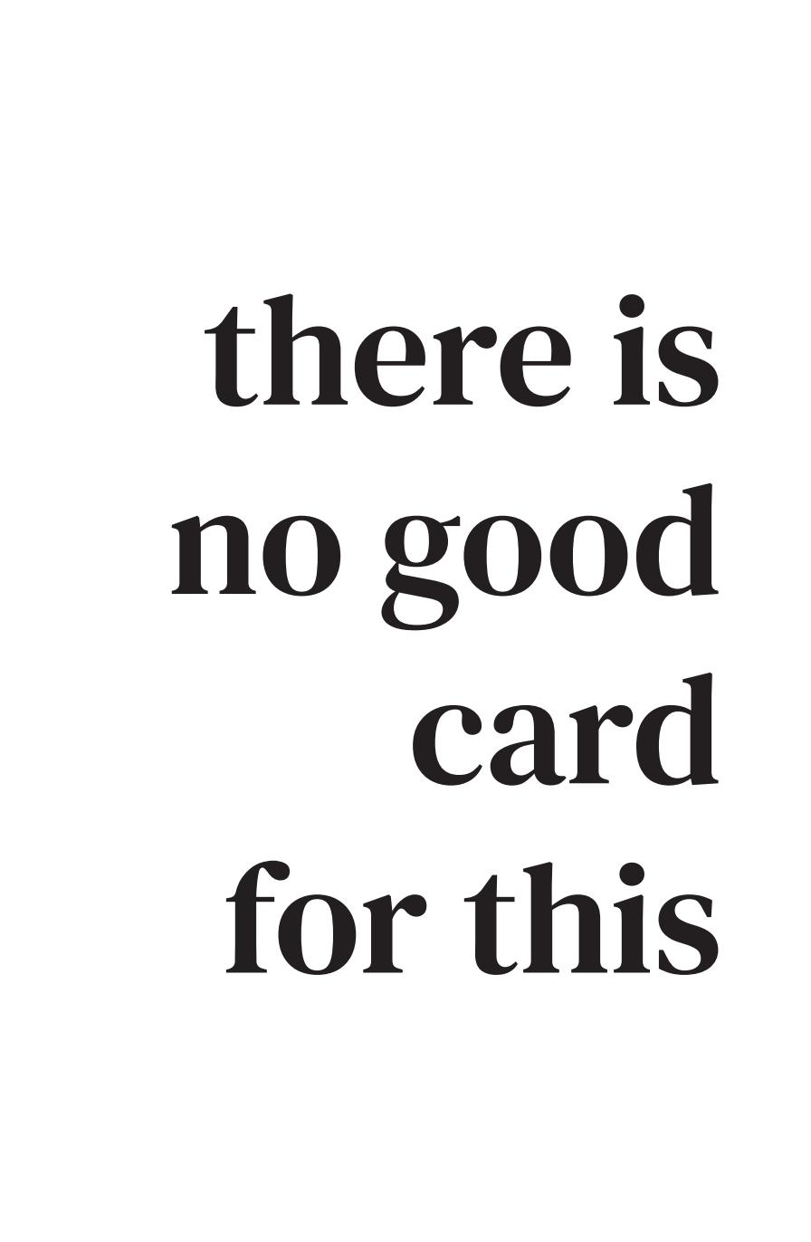 There is no good card for this